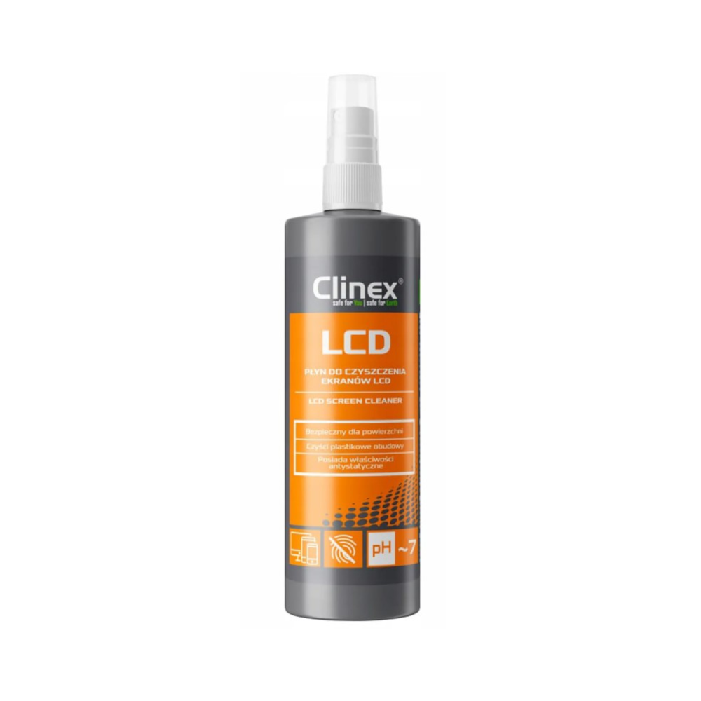 Płyn Clinex LCD do czyszczenia ekranów, 200ml