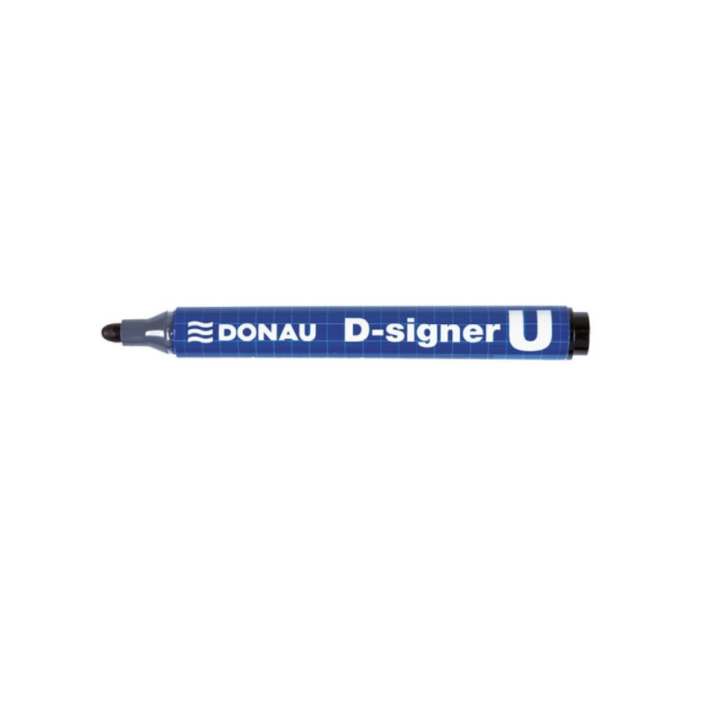 Marker permanentny Donau, okrągły 2-4mm linia, czarny