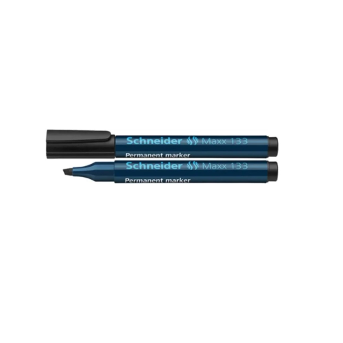 Marker permanentny Schneider Maxx, ścięty 1-4mm linia, czarny