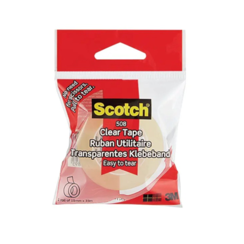 Taśma klejąca Scotch, 19mm x 33m, przezroczysta