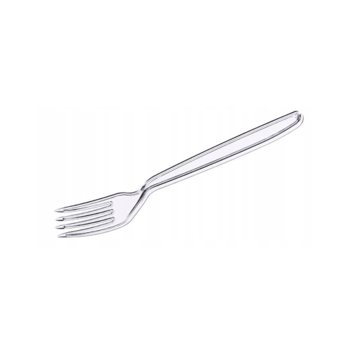 Widelec przezroczysty wielorazowy op 50szt