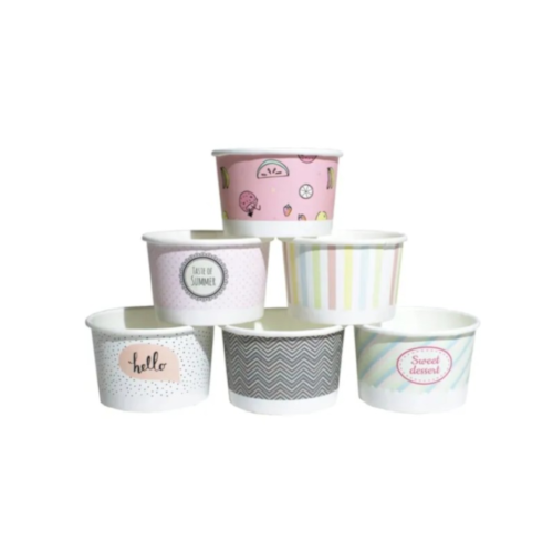 Miska do lodów 130ml Pastel MIX, 25sztuk