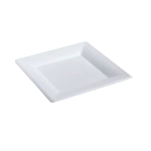Talerz kwadratowy duży z trzciny cukrowej Natura, 50szt