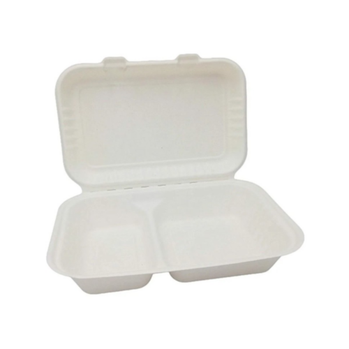 Menu box 2-komorowy 250x160x70mm Natura, 50szt