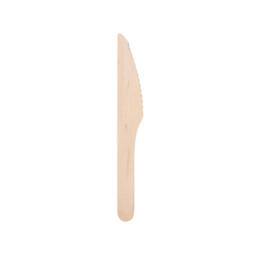Nóż drewniany 16,5cm Natura, 100szt