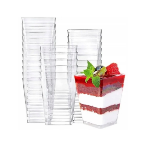 Pojemnik deserowy kwadrat 120 ml 50szt