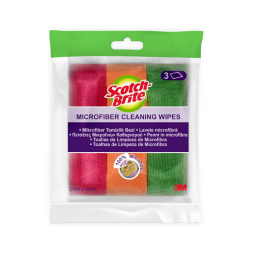 Ściereczka z mikrofibry SCOTCH-BRITE BASIC 3 szt.